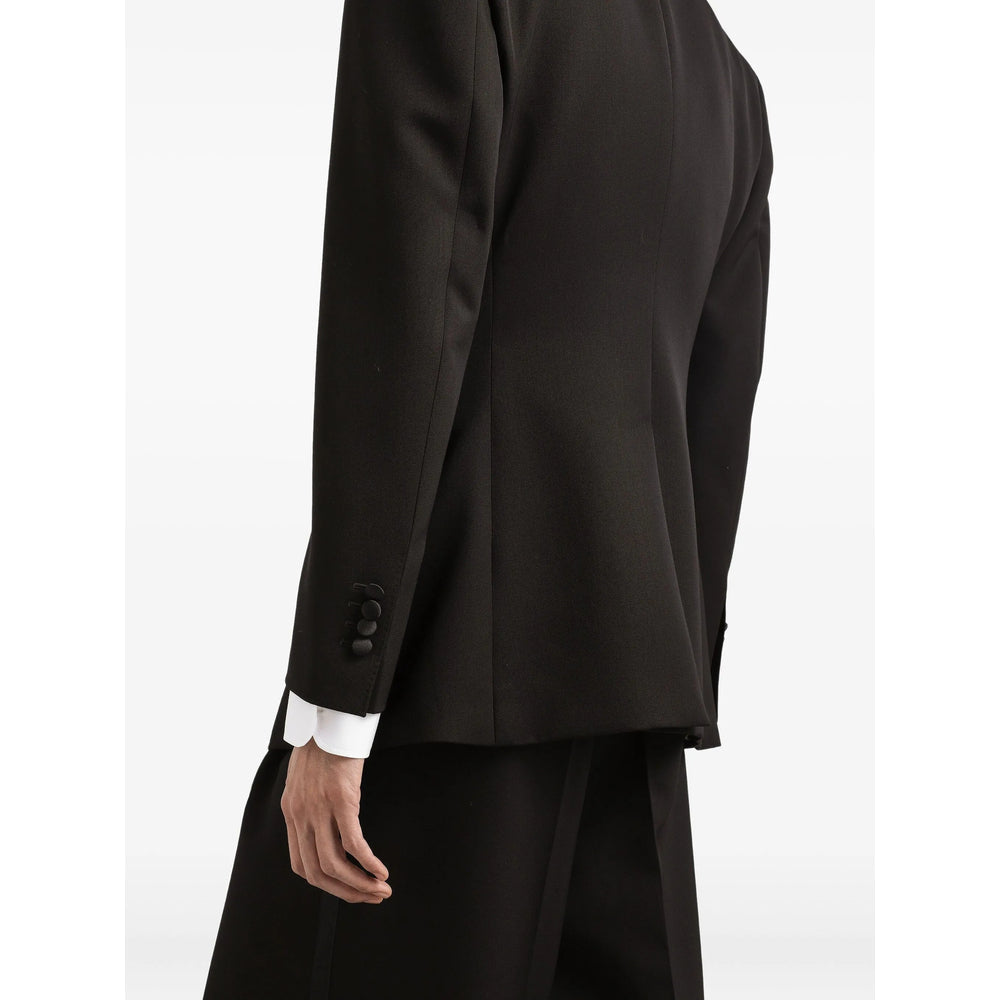 Sleek Satin Tailored Jacket