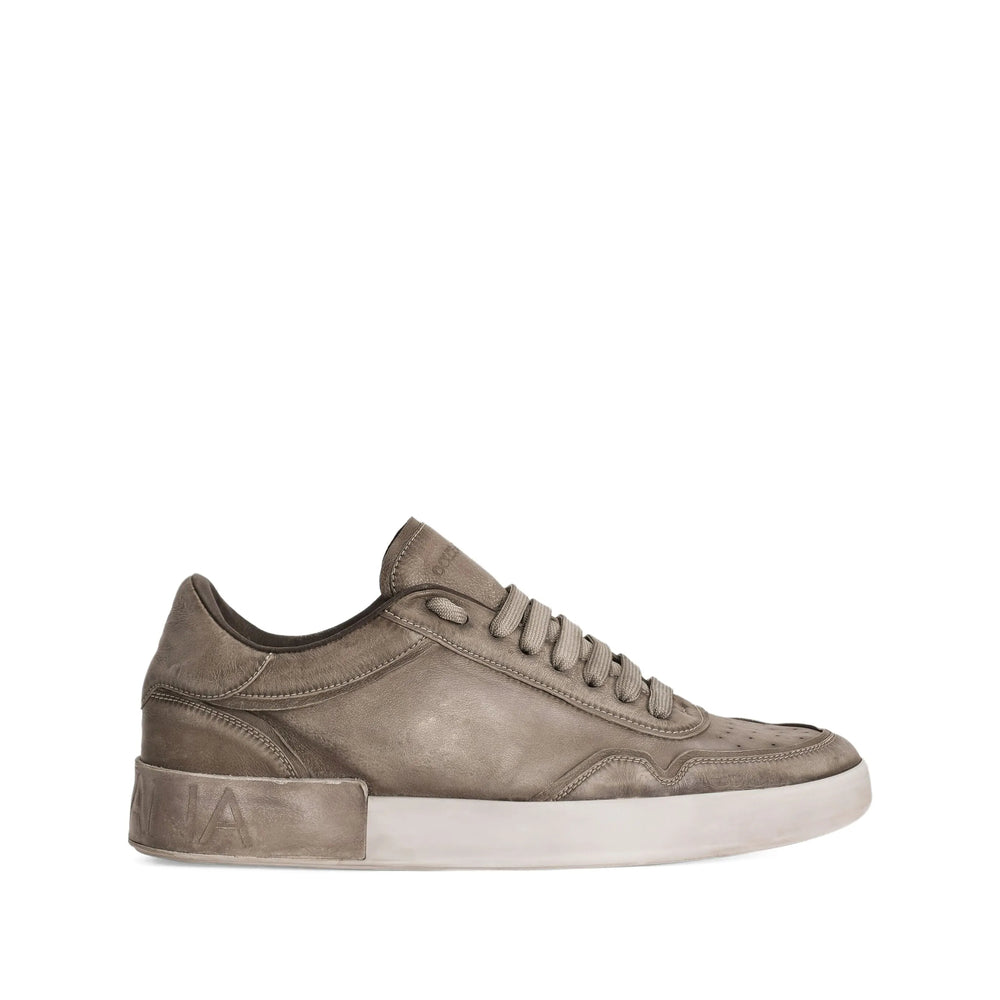 Sleek Grey Lace-up Perforator