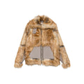 Brown Panel Zip Trench