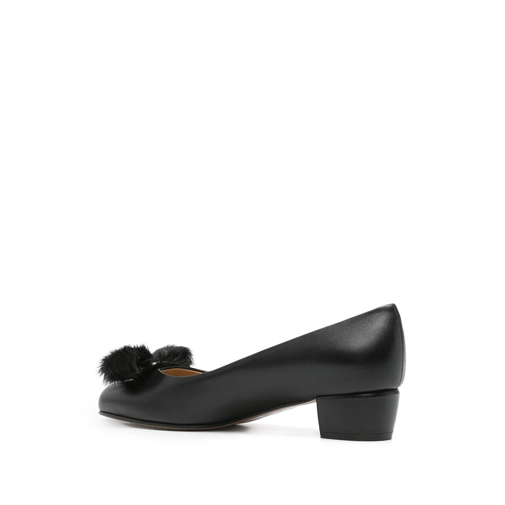 Nappa Block Heel