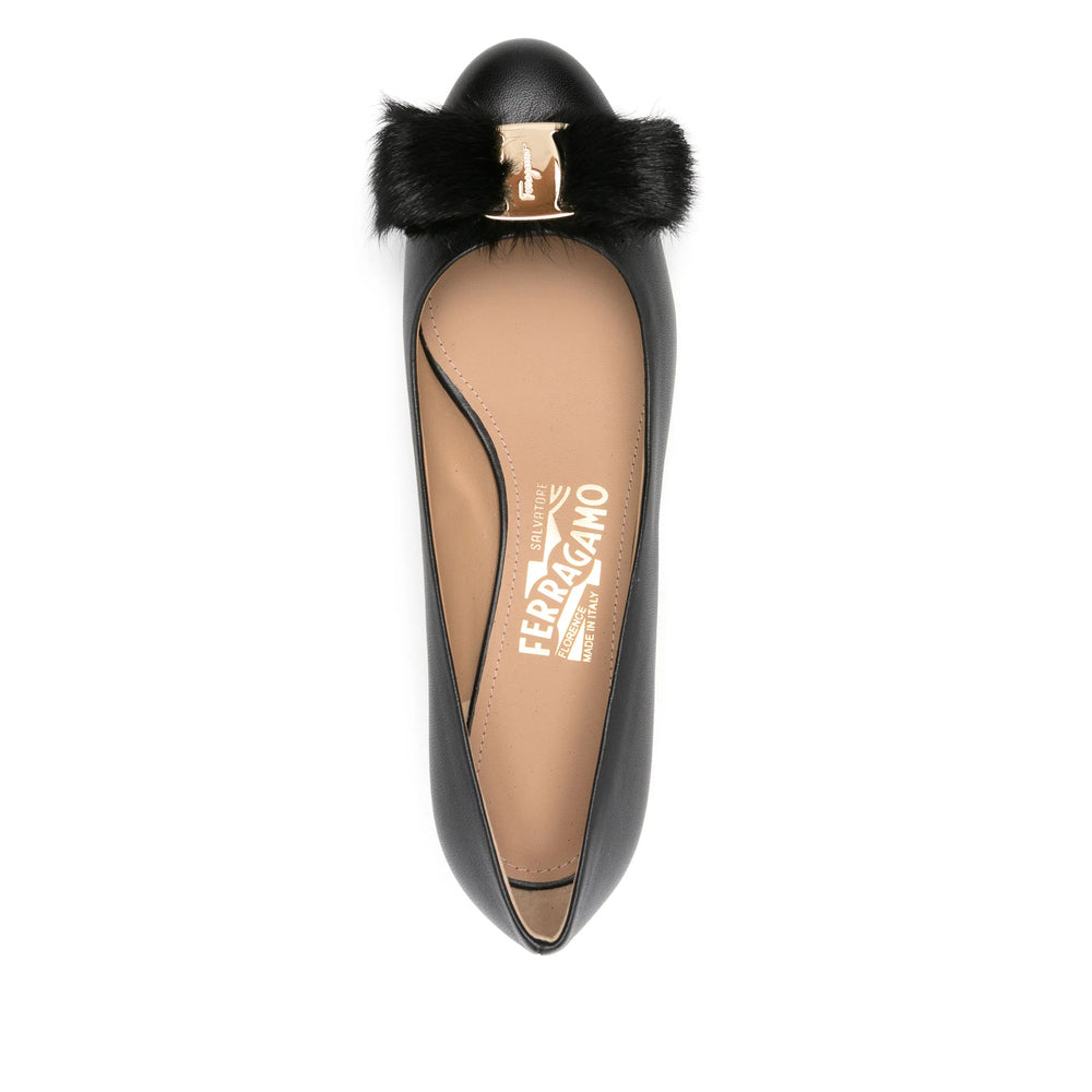 Nappa Block Heel
