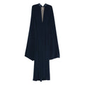 Simple Elegant Blue Maxi Dress
