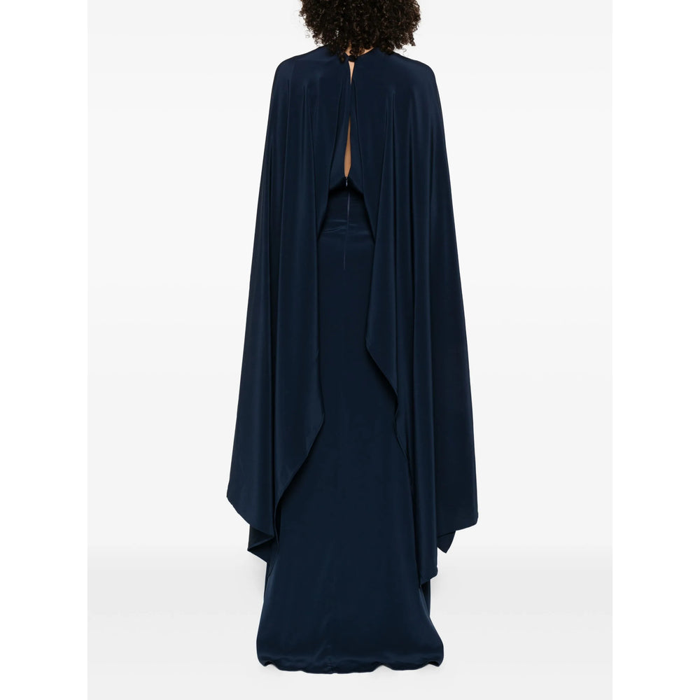Simple Elegant Blue Maxi Dress