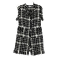 Checked Tweed Vest