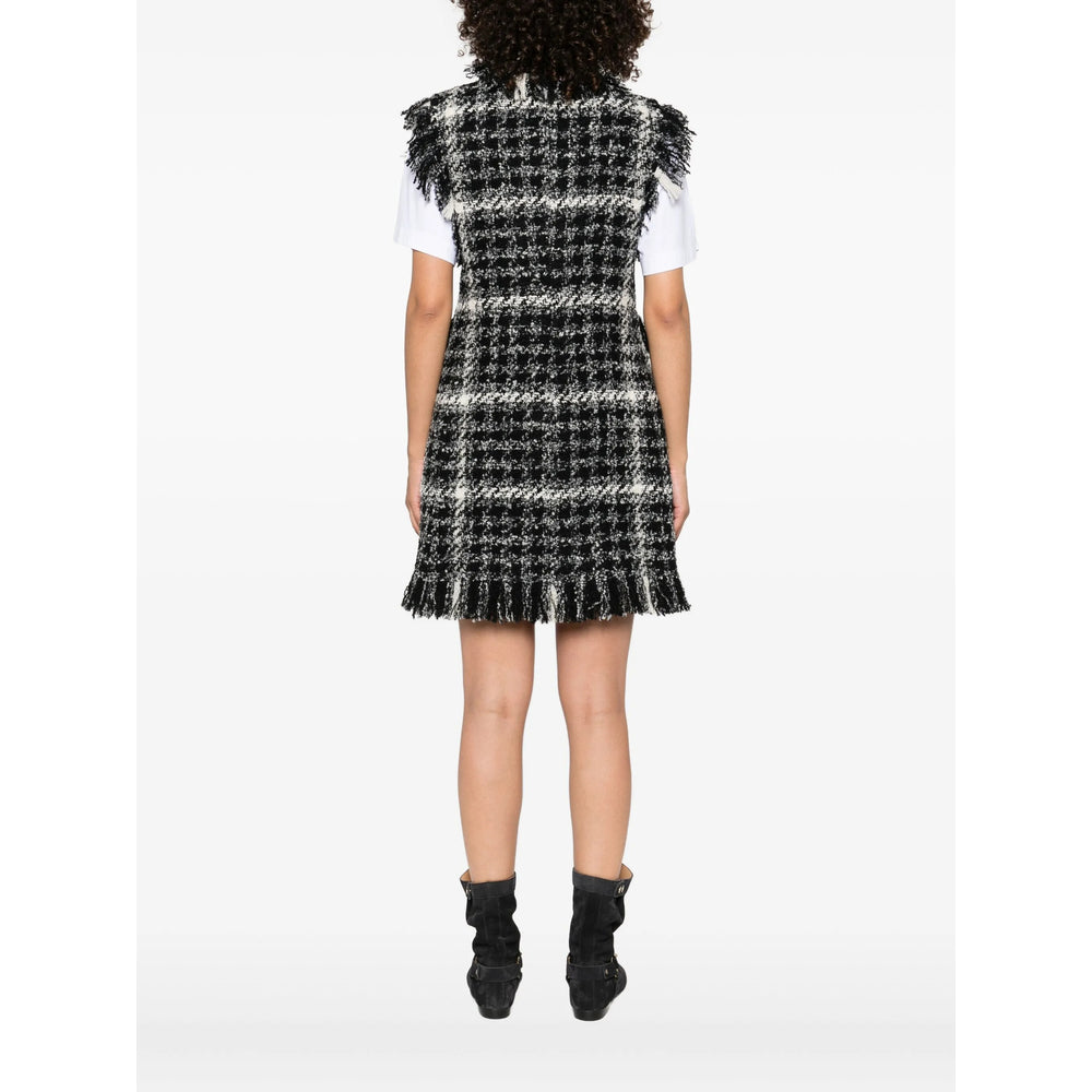 Checked Tweed Vest