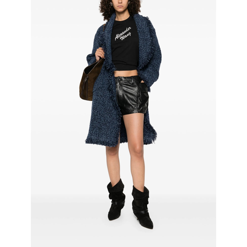 Boucl Shawl Collar Jacket