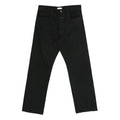 Black Cotton Five-pocket Pant