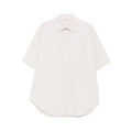 Beige Classic Button Top
