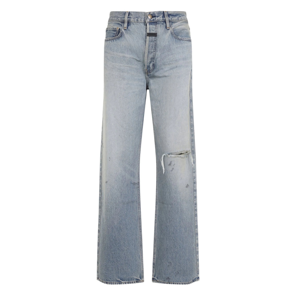 Ripped Knee Classic Denim