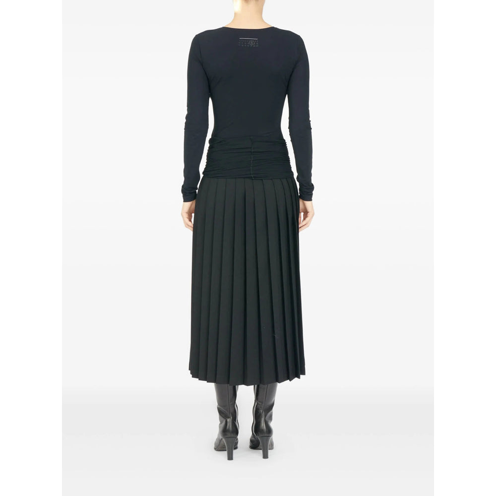 Midnight Blue Draped Coat