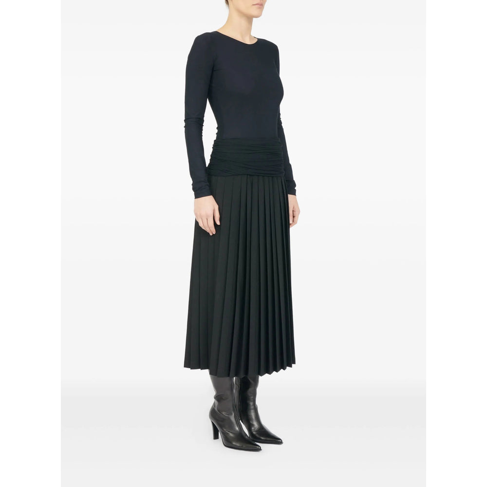 Midnight Blue Draped Coat