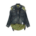 Indigo Frayed Jacket