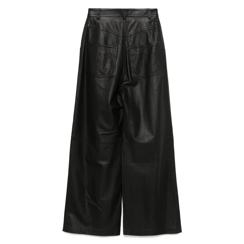 Streamlined Lambskin Trousers