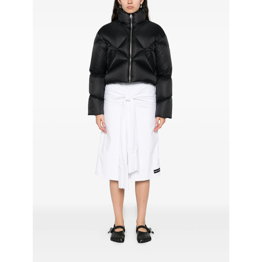 Black Silk Zip Jacket