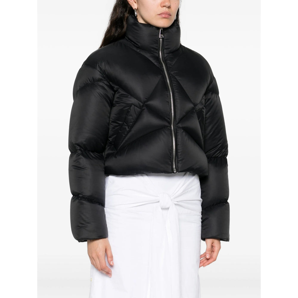 Black Silk Zip Jacket