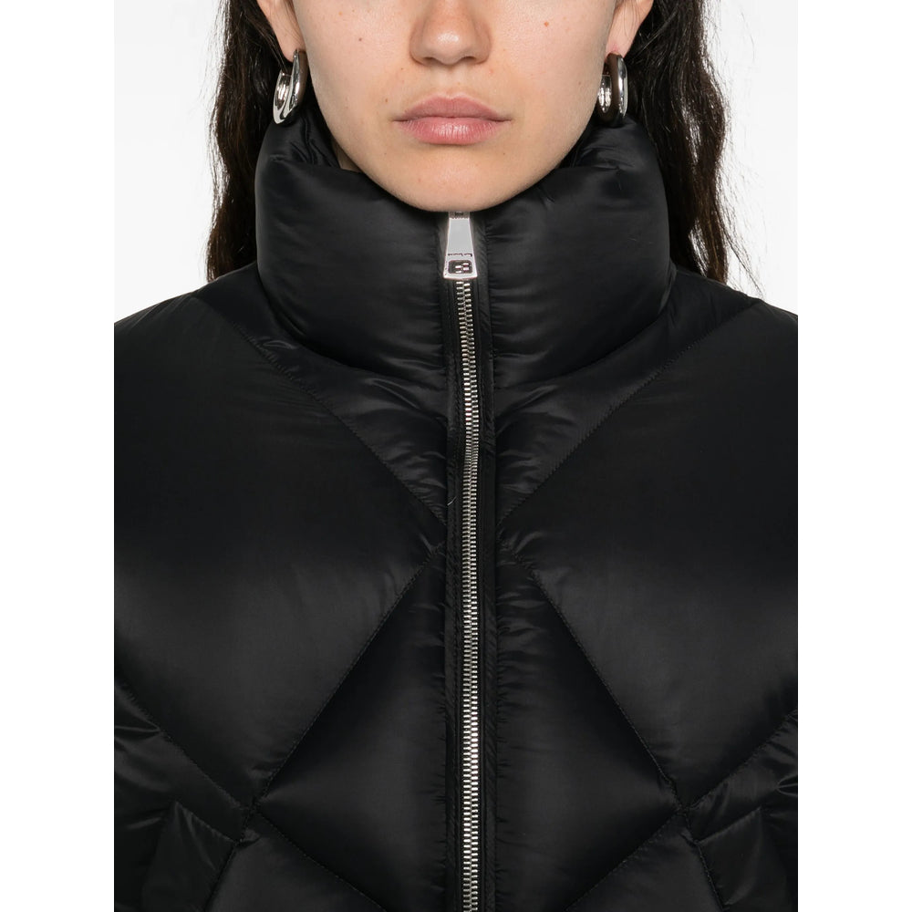 Black Silk Zip Jacket