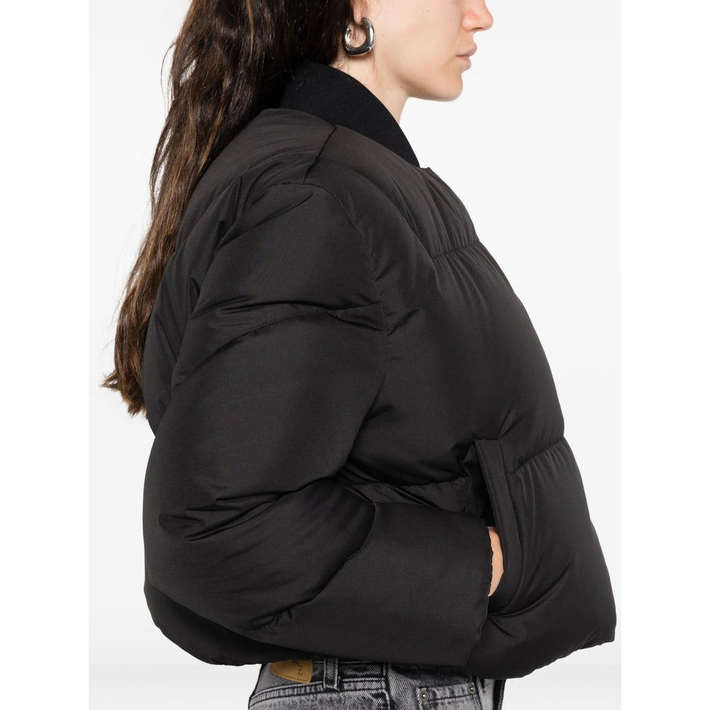 Baseball Collar Shirt With Quilted Design