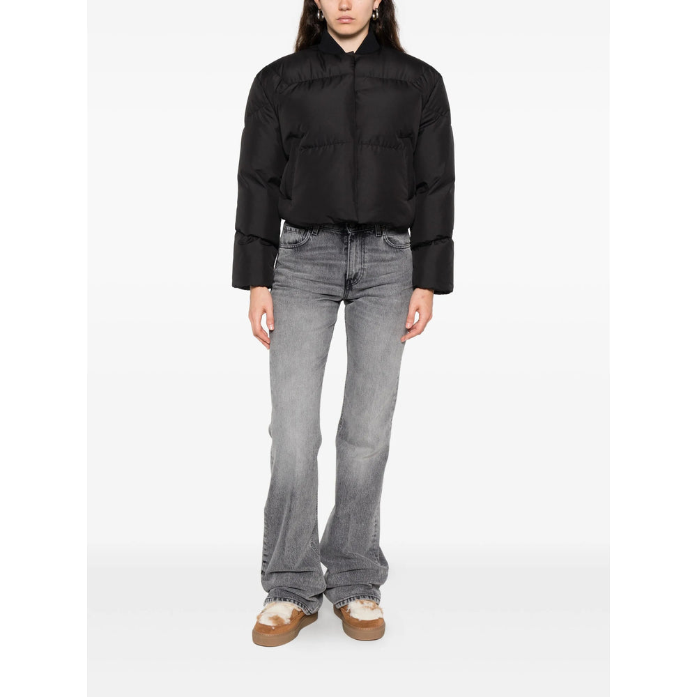 Baseball Collar Shirt With Quilted Design