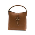 Brown Leather Shoulder Tote