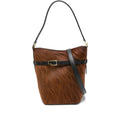 Rich Brown Calf Leather Satchel Bag