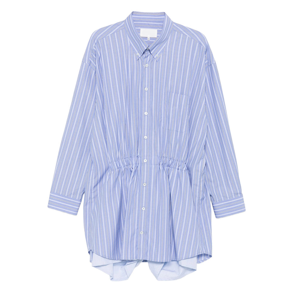 Crisp Blue Striped Button Shirt