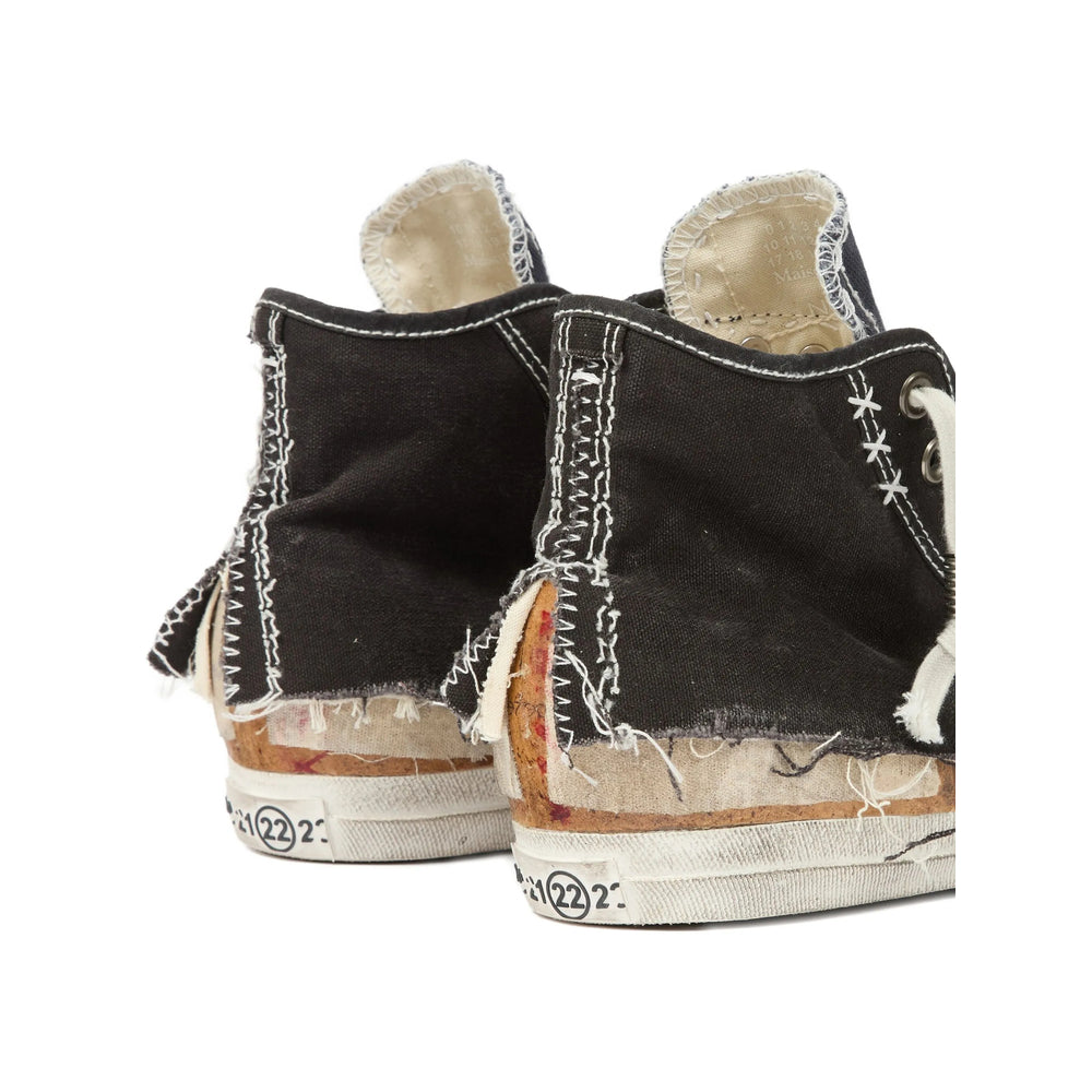 Frayed Toe Lace-up