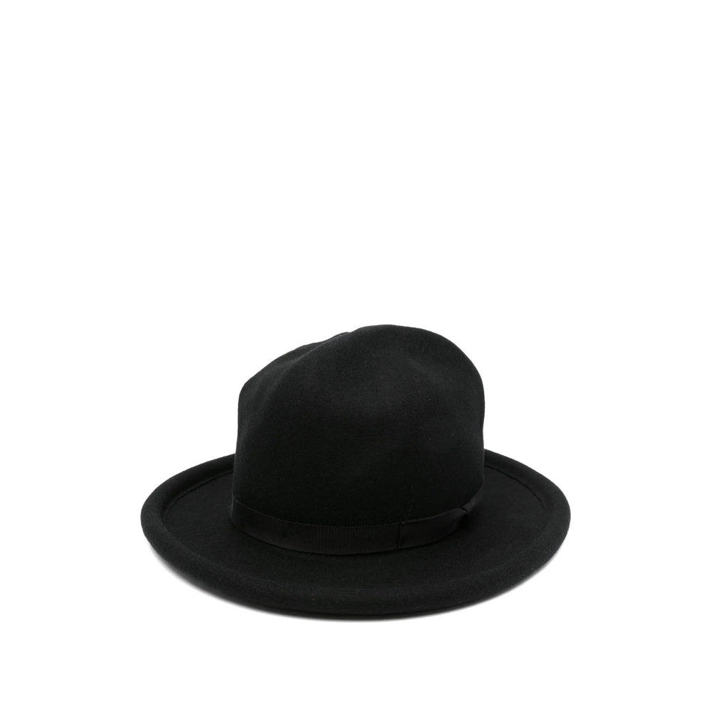 Wool Felt Coat With Grosgrain Ribbon