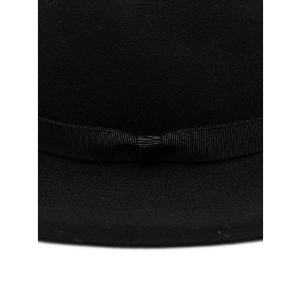 Wool Felt Coat With Grosgrain Ribbon