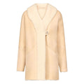 Soft Cream Shearling Jacket