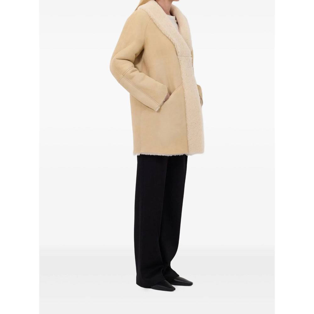 Soft Cream Shearling Jacket