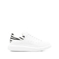 Calf Leather Striped Laceup Sneaker
