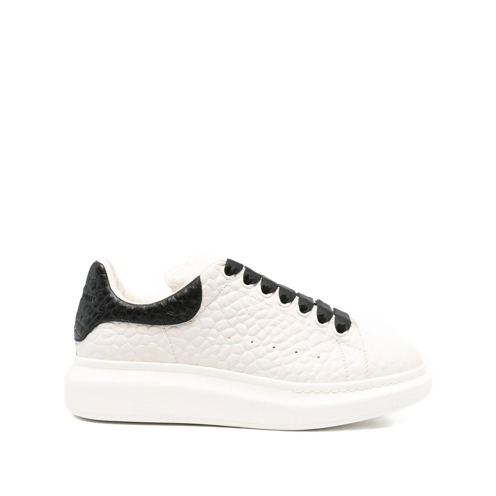 White Calf Leather Pumps