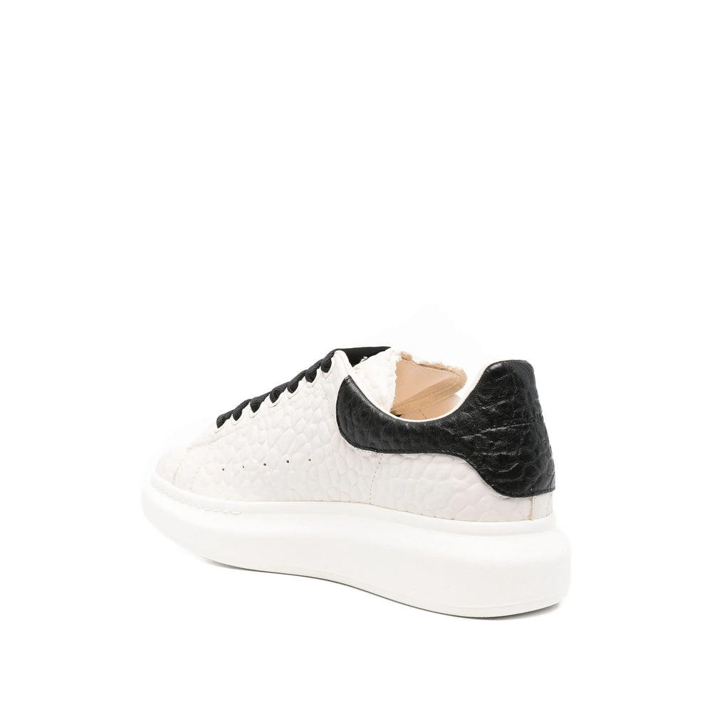 White Calf Leather Pumps
