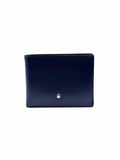 MONT BLANC Black Leather Solid Wallet