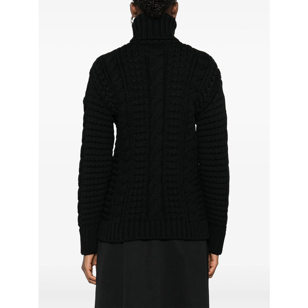 Cable Knit Turtleneck Sweater