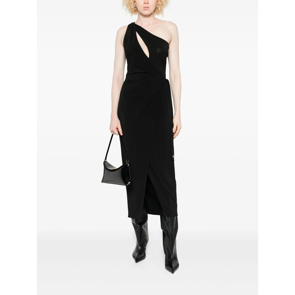 Streamlined One-shoulder Wrap Top