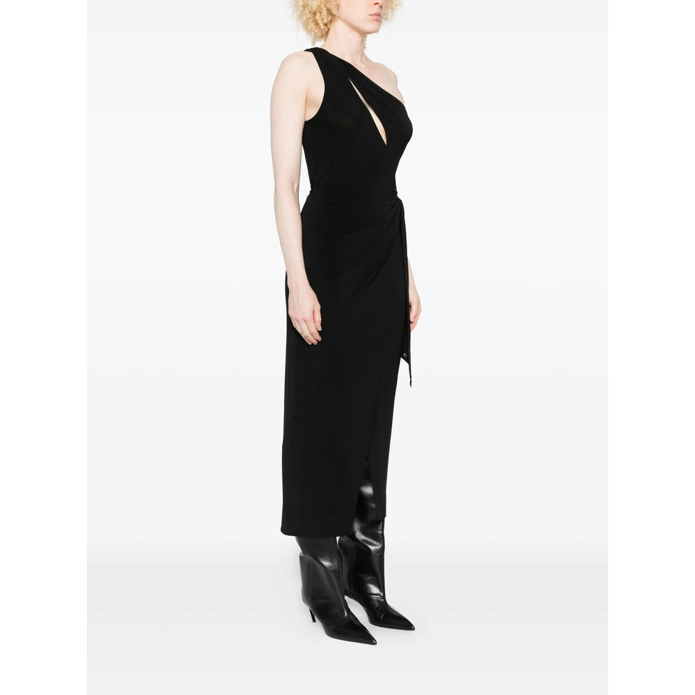Streamlined One-shoulder Wrap Top