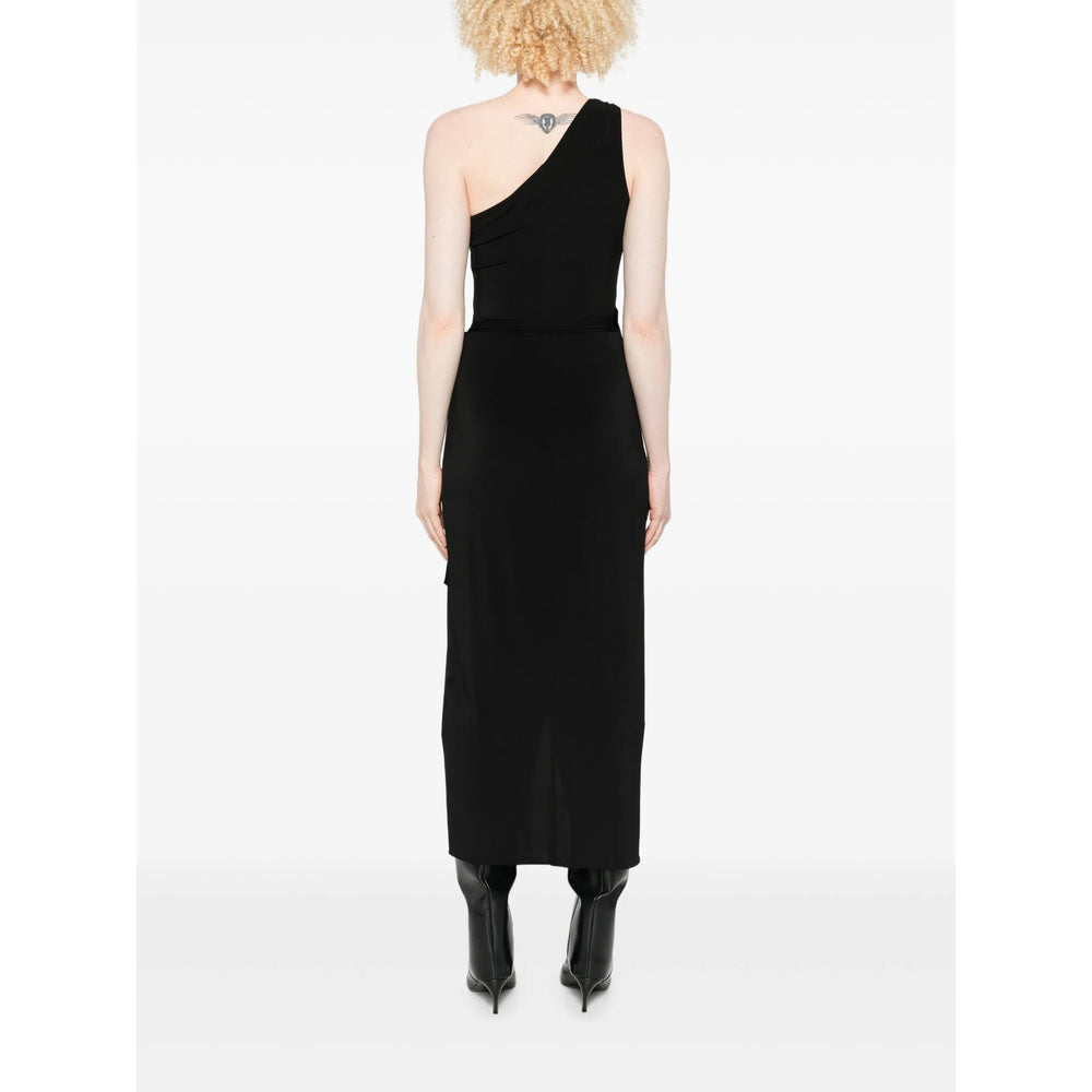Streamlined One-shoulder Wrap Top