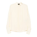 Clean Off-white High Neck Top