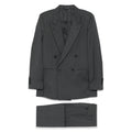 Grey Pinstripe Double-breasted Suit