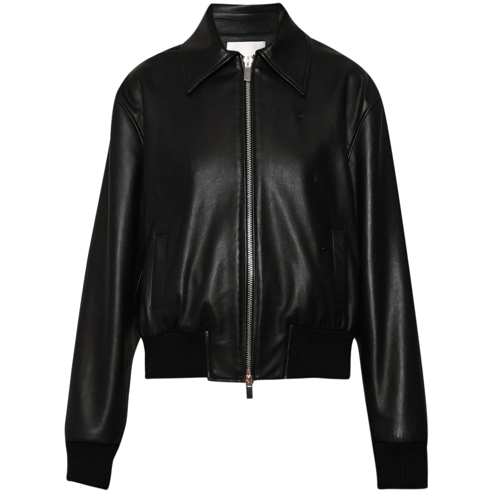 Black Lamb Skin Classic Jacket