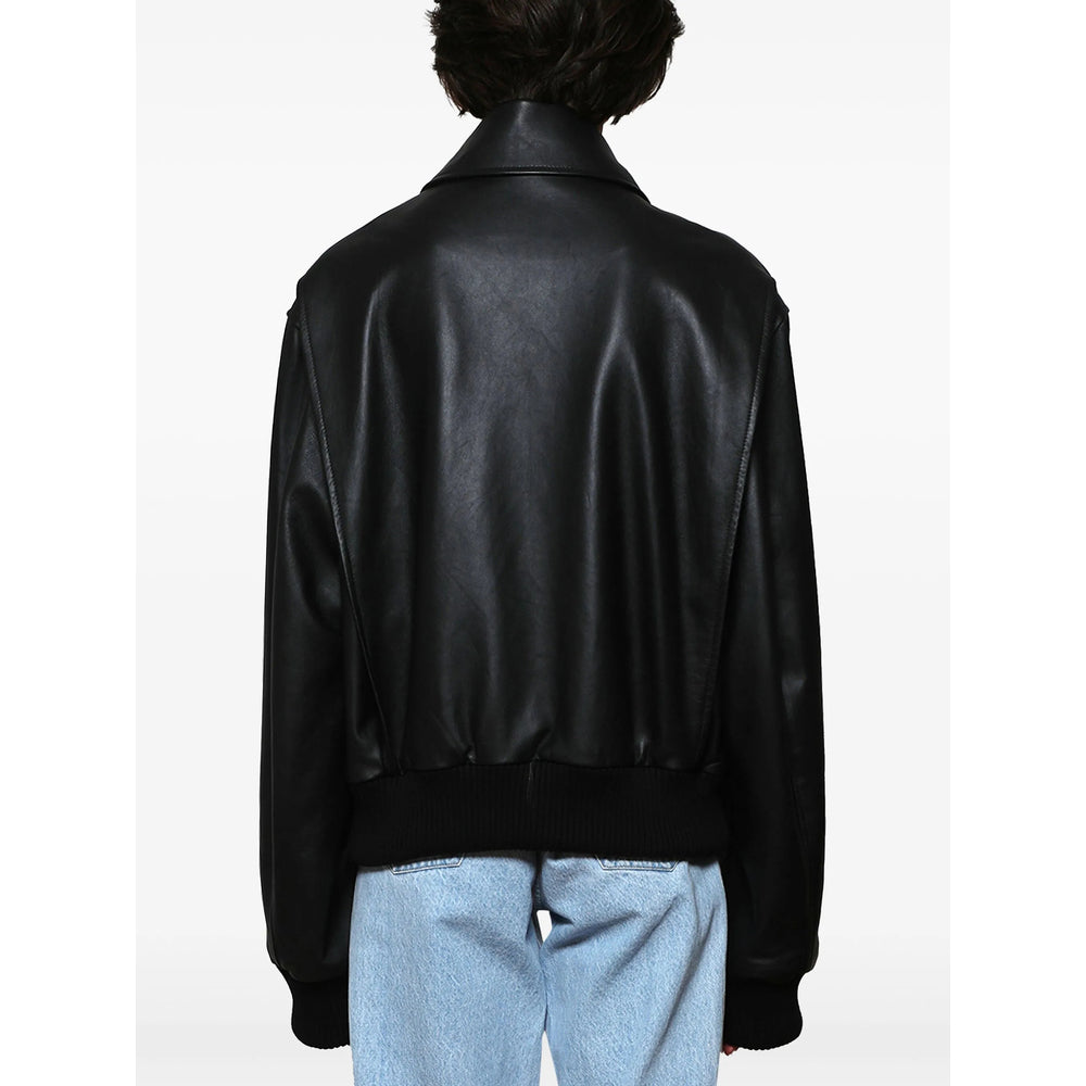 Black Lamb Skin Classic Jacket