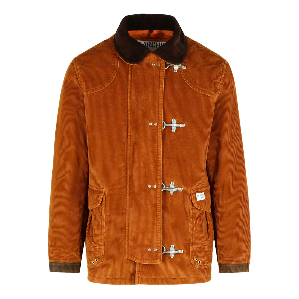 Brown Corduroy Toggle Jacket