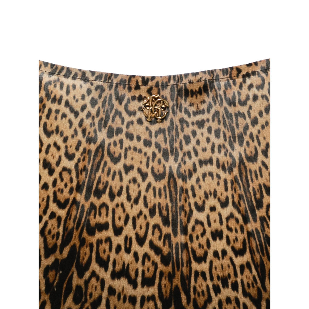 Leopard Print Boat Neck Blouse