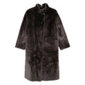 Grey Shearling Long Sleeve Shirt
