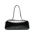 Black Patent Leather Tote Bag