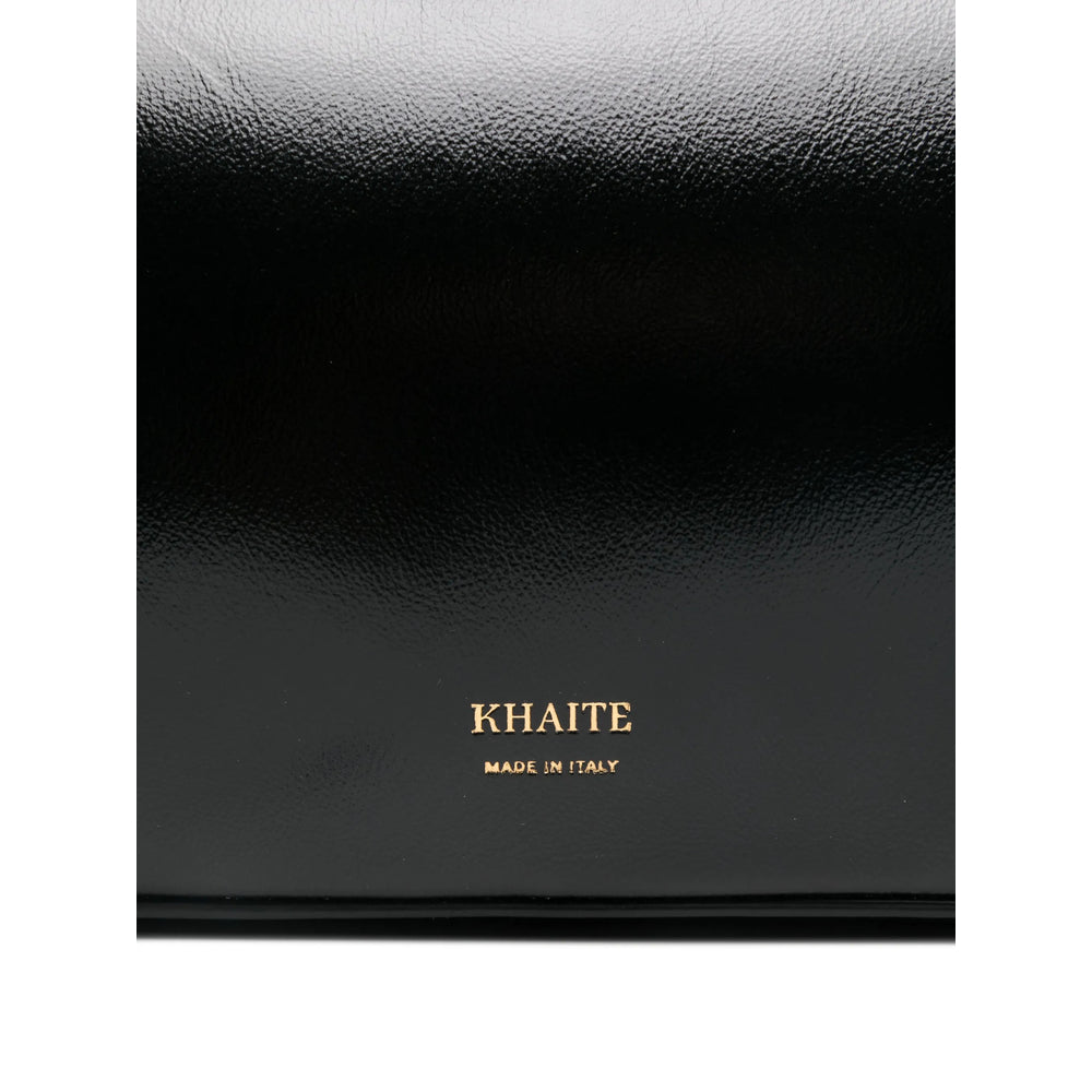 Black Patent Leather Tote Bag