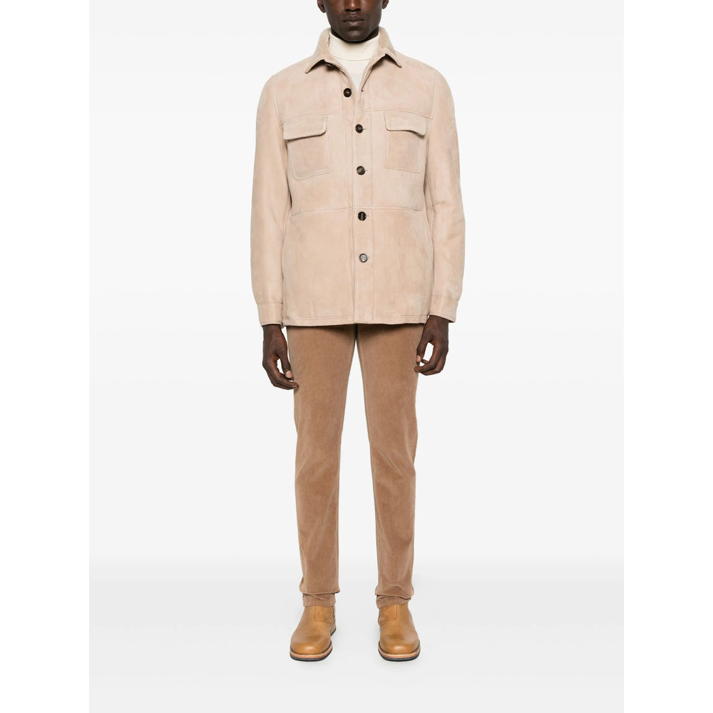 Soft Calf Suede Coat