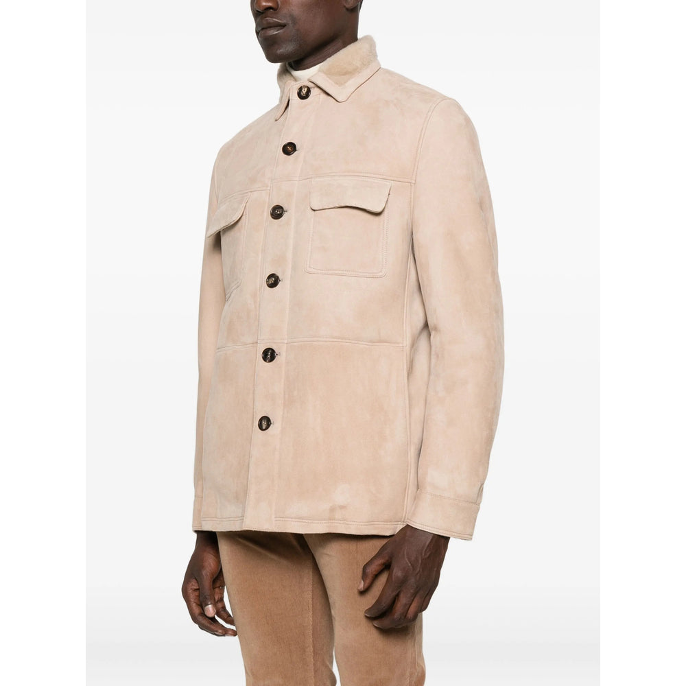 Soft Calf Suede Coat