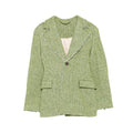 Green Wool Notch Jacket